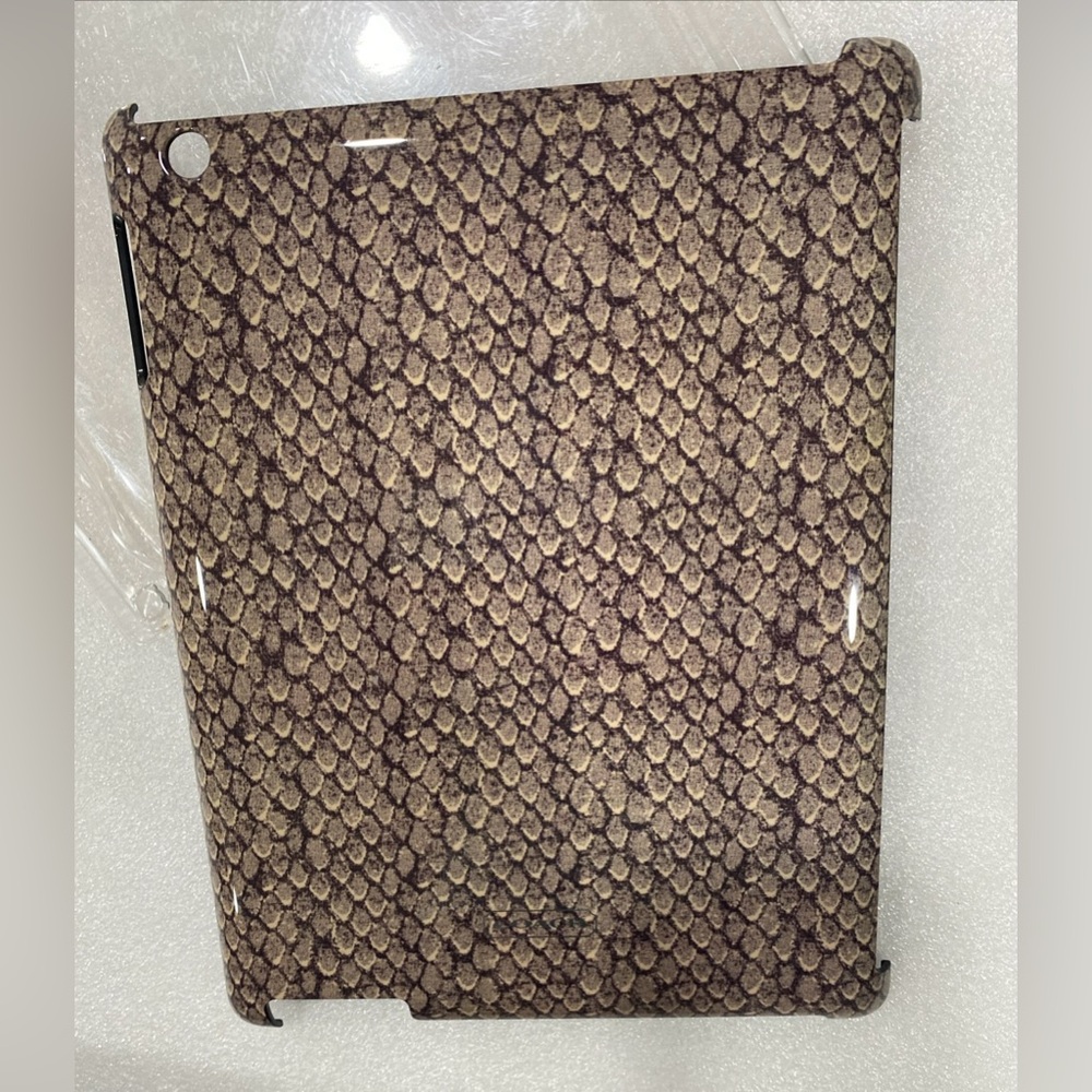 Coach New York Snakeskin Print iPad Mini Case New In Opened Box